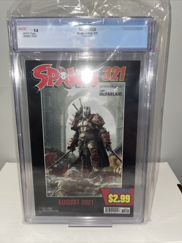 Spawn 320 McFarlane Cover CGC 9.8 ASM 316 Variant