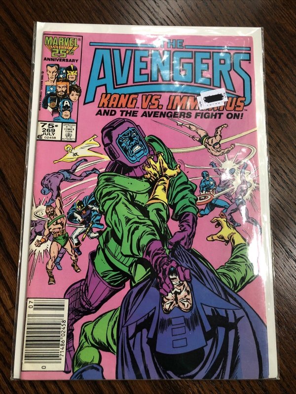 Avengers #269 EXCELLENT! 1986 Marvel Kang the Conqueror Key