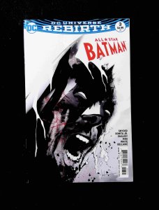 All Star Batman #3B  DC Comics 2016 VF+  Jock Variant