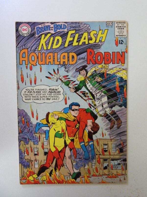 The Brave and the Bold #54 (1964) 1st appearance of Teen Titans VG/FN see desc