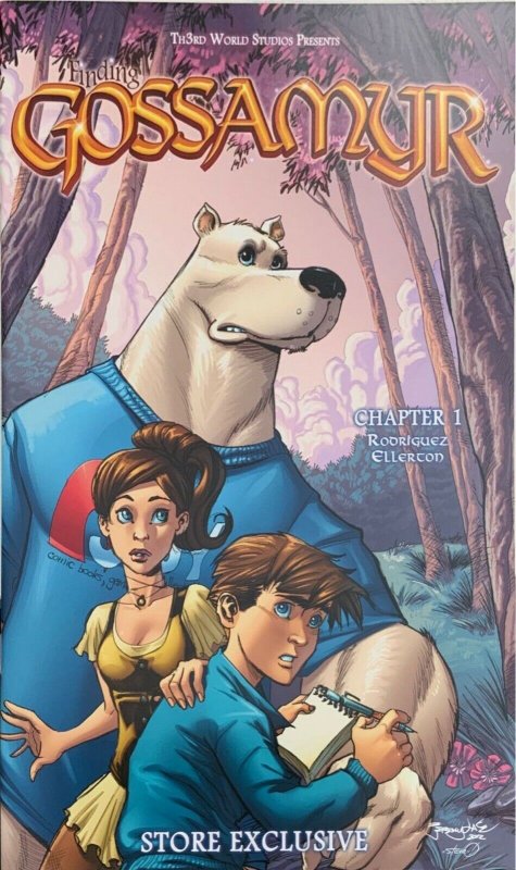 FINDING GOSSAMYR #1 NJOY GAMES &COMICS EXCLUSIVE SIGNED VARIANT SET NM B3.