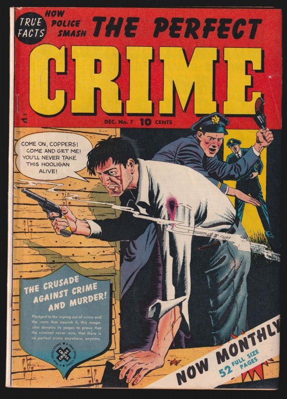 Perfect Crime #7 6.0 FN Cross Comic - Dec 1950