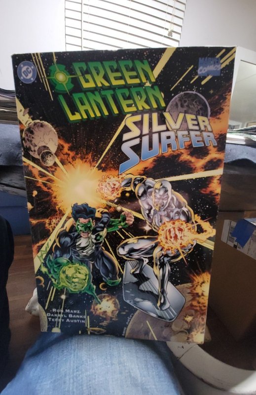 Green Lantern/Silver Surfer: Unholy Alliances Newsstand Edition (1995) Silver...