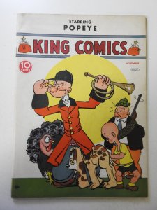 King Comics #32 (1938) VG+ Condition 1 in spine split