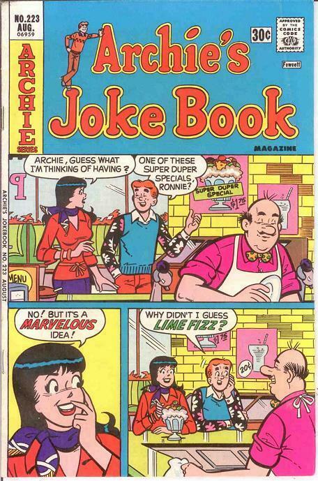 ARCHIES JOKE BOOK (1954-1982)223 VF Aug. 1976 COMICS BOOK