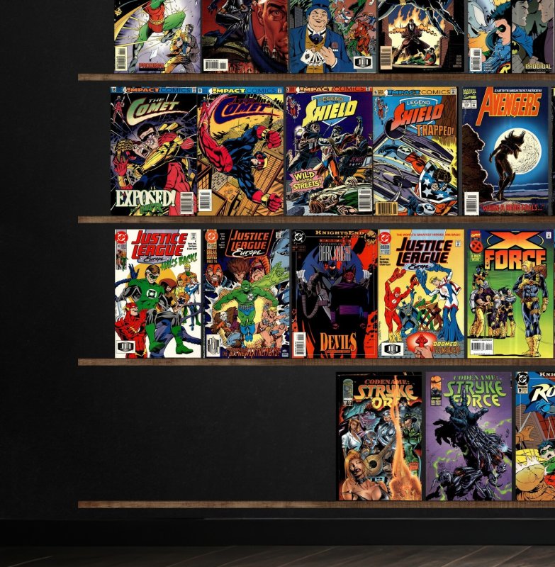 Huge Lot 130+ Comics with Justice League Europe, The Comet, Batman & More!