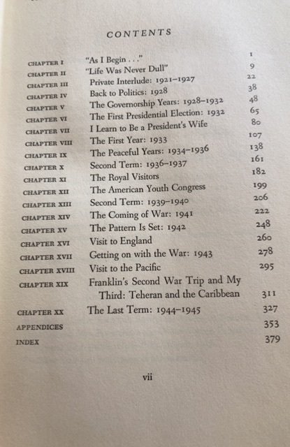 This I remember by Eleanor Roosevelt, 1949 with extra