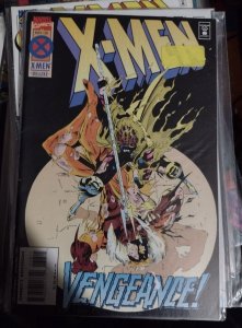 X MEN # 38 1993  Marvel DISNEY legacy virus SABERTOOTH VS GAMBIT COVER