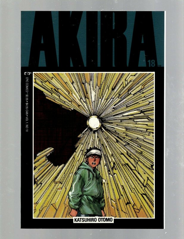 Lot Of 4 AKIRA Marvel Epic Comic Books # 18 19 20 21 Katsuhiro Otomo SB5