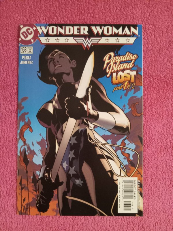 Wonder Woman #168 Adam HughesCover (2001)