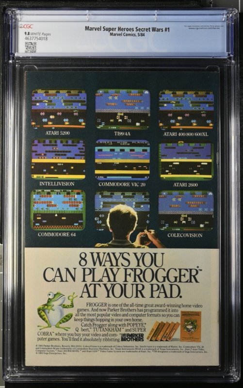 (1984) MARVEL SUPER HEROES SECRET WARS #1 CGC 9.8 WP!