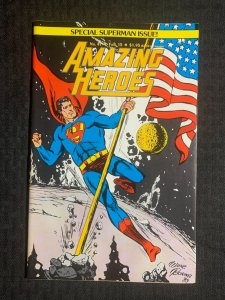 1984 AMAZING HEROES Comic Magazine #41 FN+ 6.5 Special Superman Issue
