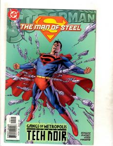 12 Superman Man Of Steel DC Comics # 30 (2) 31 32 33 34 35 36 121 123 125 0 J329