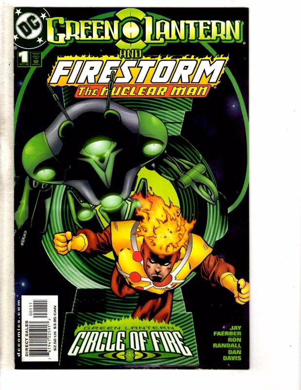 Lot Of 5 Green Lantern Circle Of Fire DC Comics # 1 Atom Power Girl + MORE RC15