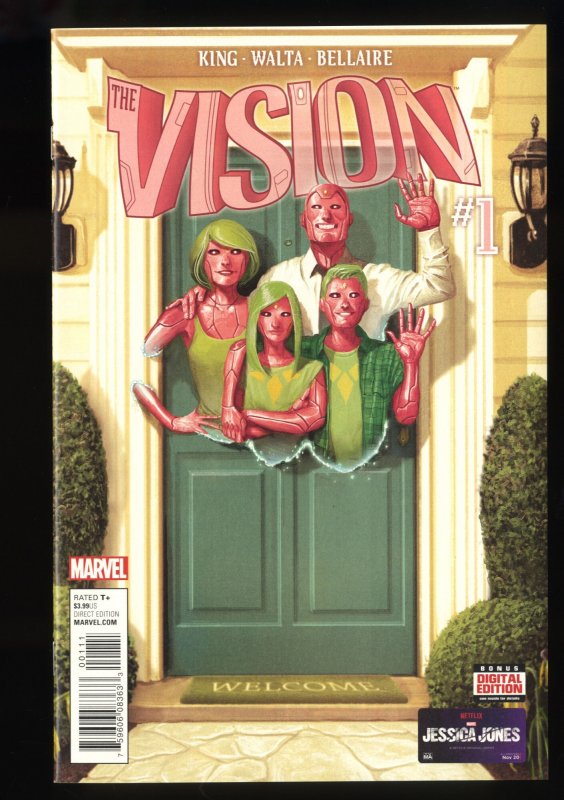 Vision (2016) #1 NM+ 9.6 1st Appearance Virginia, Vin and Viv Vision!