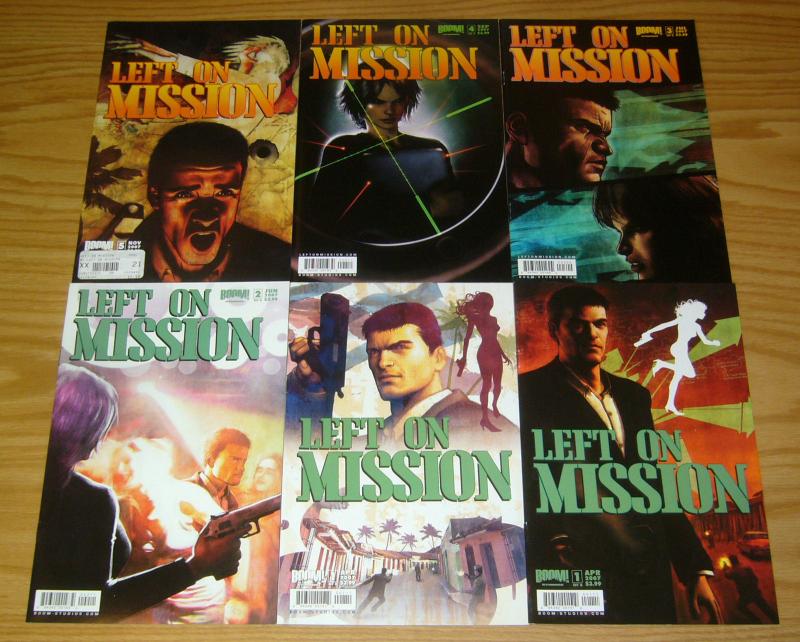 Left on Mission #1-5 VF/NM complete series + variant - espionage thriller 2 3 4