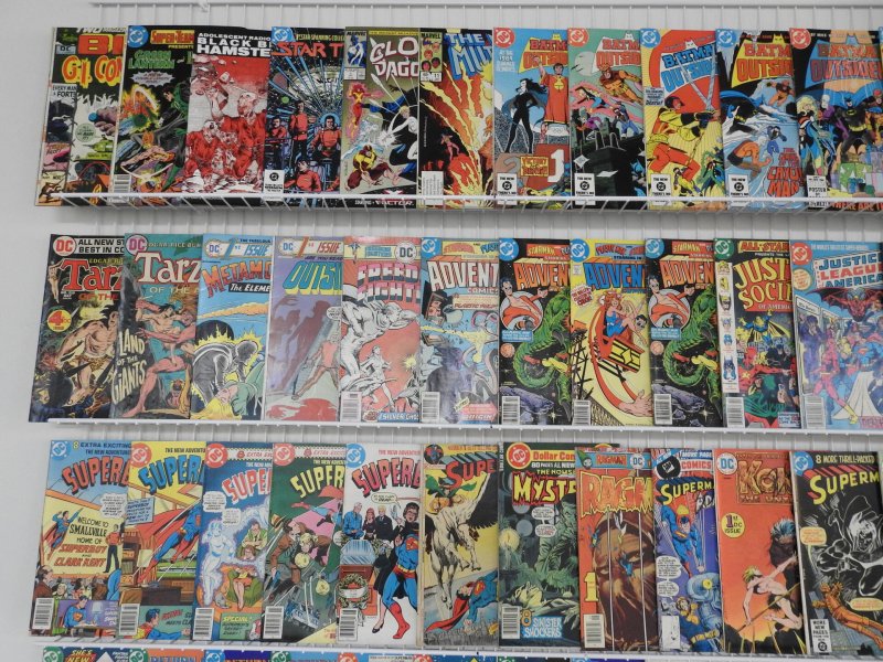 Huge Lot 180+ Comics W/ Flash, War, Batman, Superman+ Avg VG- Condition!!