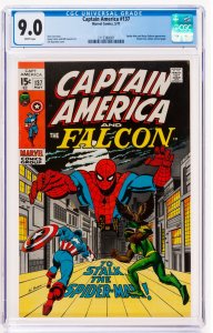 Captain America #137 (1971) CGC Graded 9.0