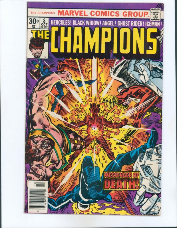 The Champions 8 1st appearance of Yuri Petrovich as the fourth Crimson Dynamo