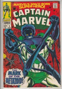 Captain Marvel #5 (Sep-68) VF/NM High-Grade Captain Marvel