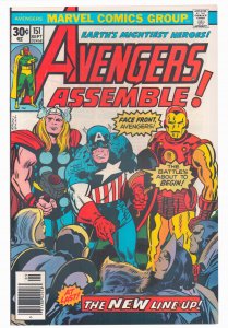 The Avengers #151 (1976) The Avengers [Key Issue]