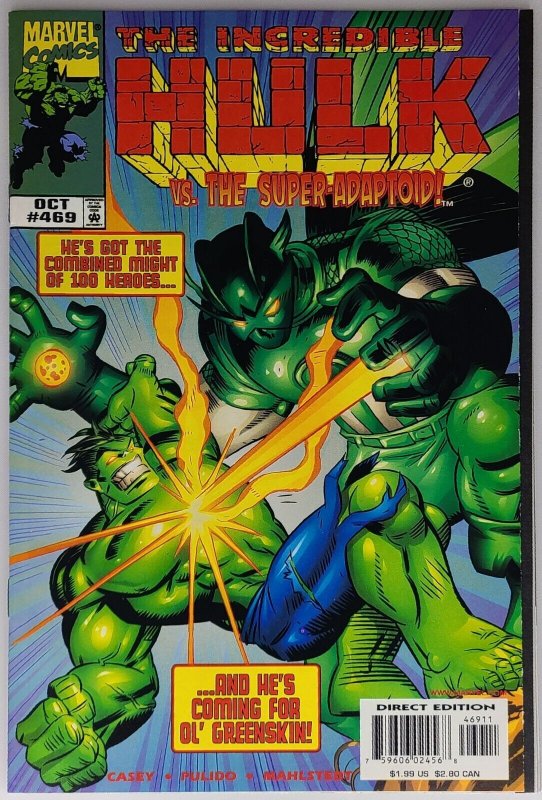 Incredible Hulk 469 Marvel Comics 1998 NM Super-Adaptoid