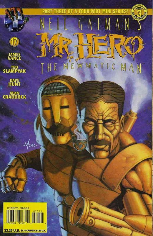 Mr. Hero-The Newmatic Man (Neil Gaiman’s…, 1st Series) #17 FN; Tekno | save on s 