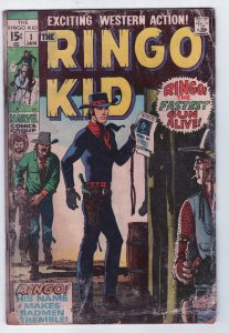 RINGO KID #1 - 1.8, OW - Williamson Story