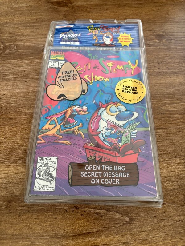 Ren & Stimpy Treat Pedigree Sealed 5 Comic Book Pack Bill & Ted Pirates 5 J339