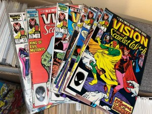 Vision and the Scarlet Witch (1985) Lot, Complete Series Set w/Issue #s 1-12
