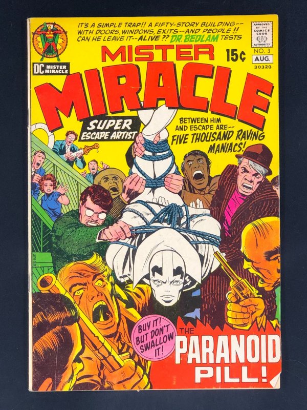 Mister Miracle #3 (1971) 1st Appearance of Doctor Bedlam