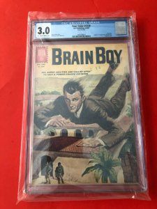 FOUR COLOR #1330 BRAIN BOY #1 CGC 3.0 OW/W DELL / ORIGIN