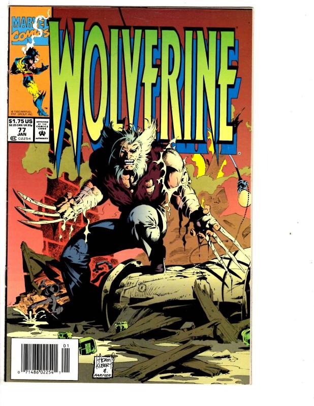 5 Wolverine Marvel Comic Books # 73 74 75 76 77 X-Men Jubilee Phoenix Sauron WM1
