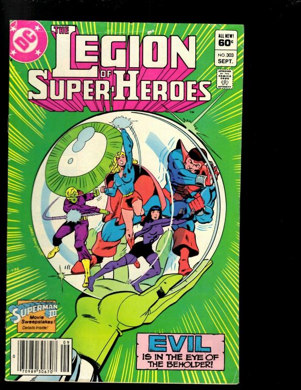 8 Legion of Super-Heroes Comics # 300 302 303 305 Annual 2 Sp 1 79 Naires 1  EK4