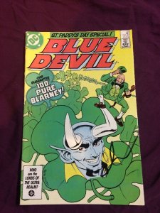 blue devil #25 signed by gary cohn rare dc comics comic book cool vintage sweet!