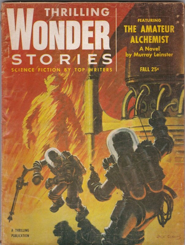 Thrilling Wonder Stories Fall 1954 Pulp Magazine