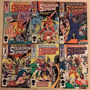 SQUADRON SUPREME LOT OF 76 | 9 COMPLETE SERIES + 1 ONE-SHOT | 1985-2011