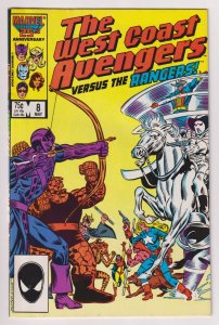 West Coast Avengers #8 Rangers | Ghost Rider (Marvel, 1986) VF+