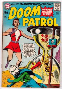 Doom Patrol #92 (Dec-64) VF+ High-Grade Proffesor, Negative Man, Elasti-Woman...
