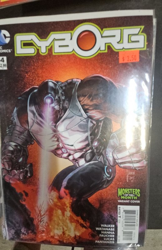 Cyborg #4 Variant Cover (2015)