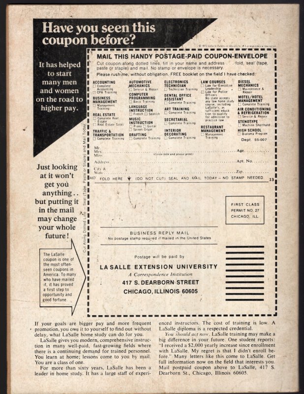 Tales of The Zombie #6 (1973) THE WALKING DEAD Classic Horror Magazine