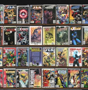 Huge Lot 140+ Comics with Wolverine, Jla, Ultimate X-Men & More!