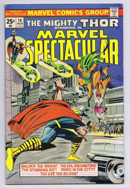 Marvel Spectacular #14 ORIGINAL Vintage 1975 Thor