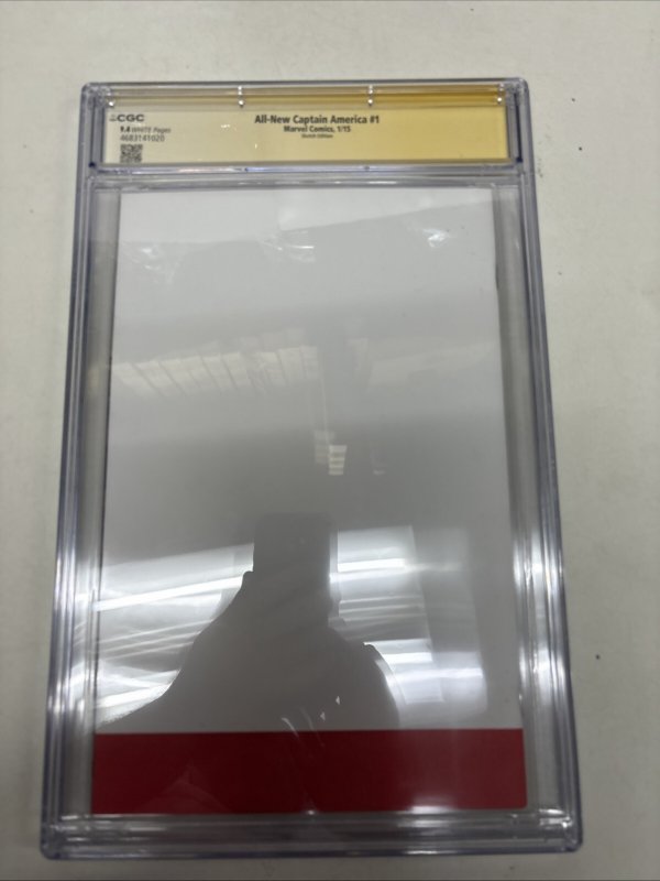 All New Captain America (2015) # 1 (CGC 9.4 SS) Sketch Scott Lobdell * Trump