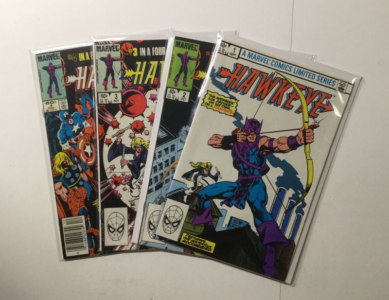 Hawkeye 1-4 1 2 3 4 Lot Run Set Near Mint- Nm- 9.2 Marvel