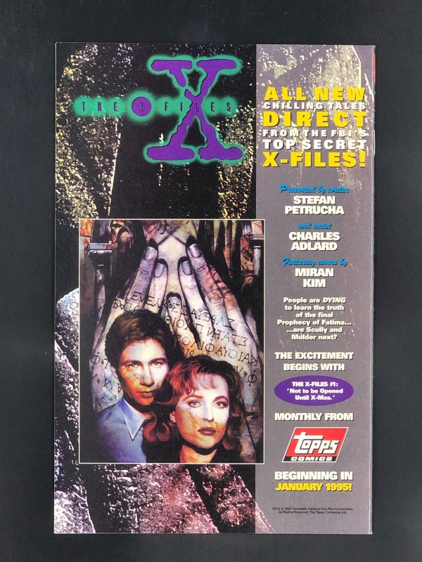 Mary Shelley's Frankenstein #4 (1995) Based on the Major Motion Picture