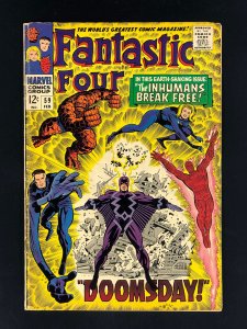 Fantastic Four #59 (1967) Inhumans Silver Surfer Dr. Doom Jack Kirby Art