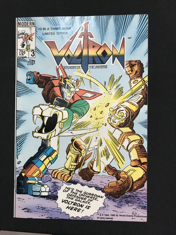 Voltron #1 2 3 (1985). HIGH GRADE