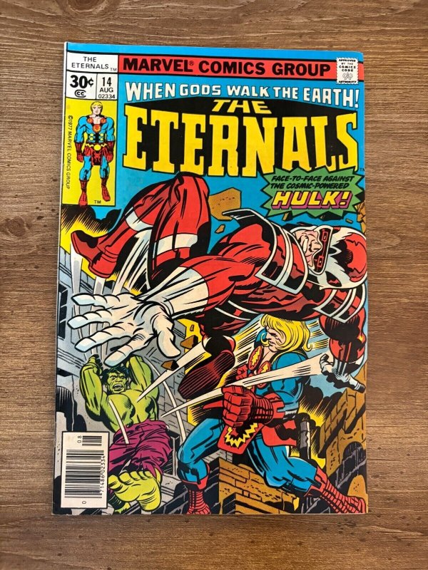 The Eternals # 14 VF Marvel Comic Book Celestials Ajax Jack Kirby 4 J269