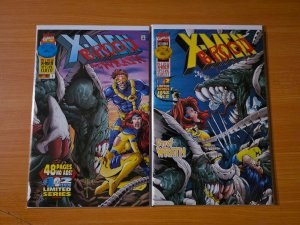 X-Men vs the Brood 1-2 Complete Set Run! ~ NEAR MINT NM ~ 1996 Marvel Comics
